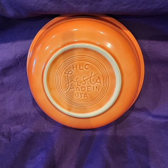 Fiesta. Persimmon. 7 inch cereal bowl *** - Picture 2 of 3